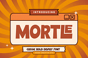 Mortle - Playful Display, a Font by Hasbi Creative (Thumbnail 1 of 6)