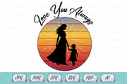 Love You Always Mother's Day Shirt, a Person Illustration by Ghagra (Thumbnail 1 of 7)