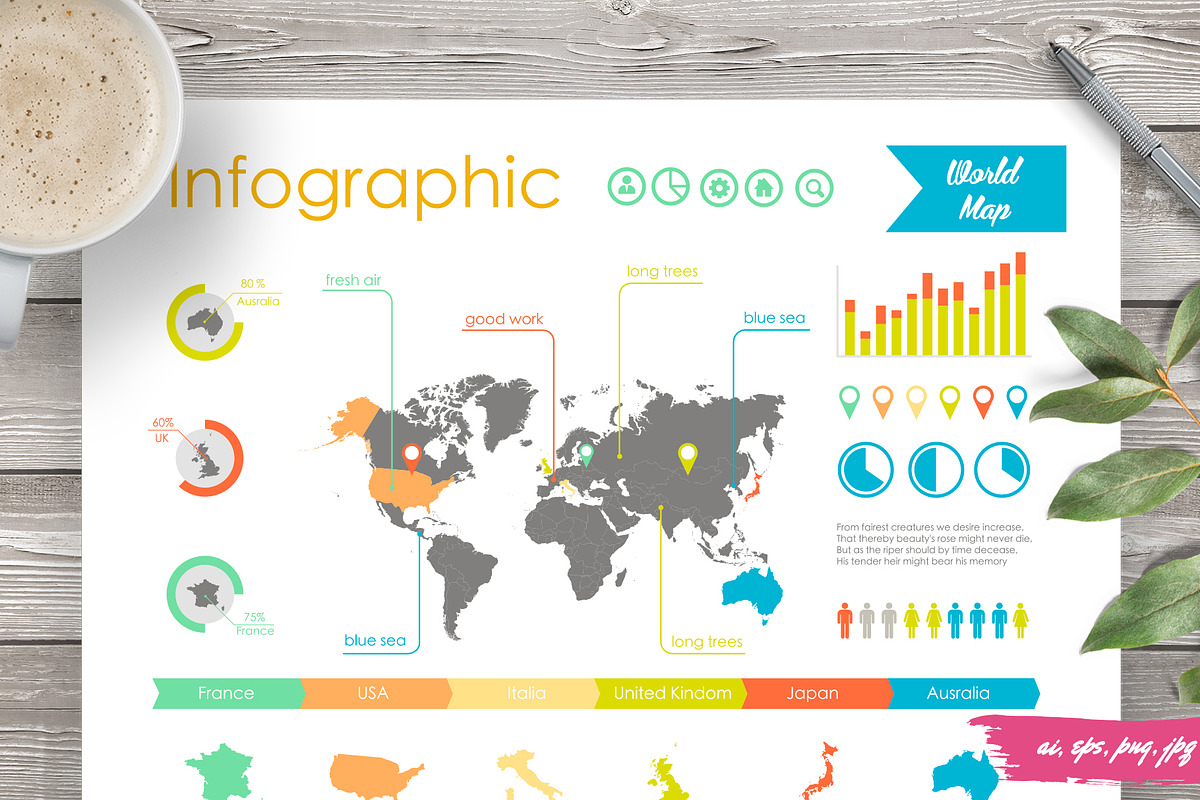 Infographic, a Presentation Template by DOBROGRAPH (Photo 2 of 4)