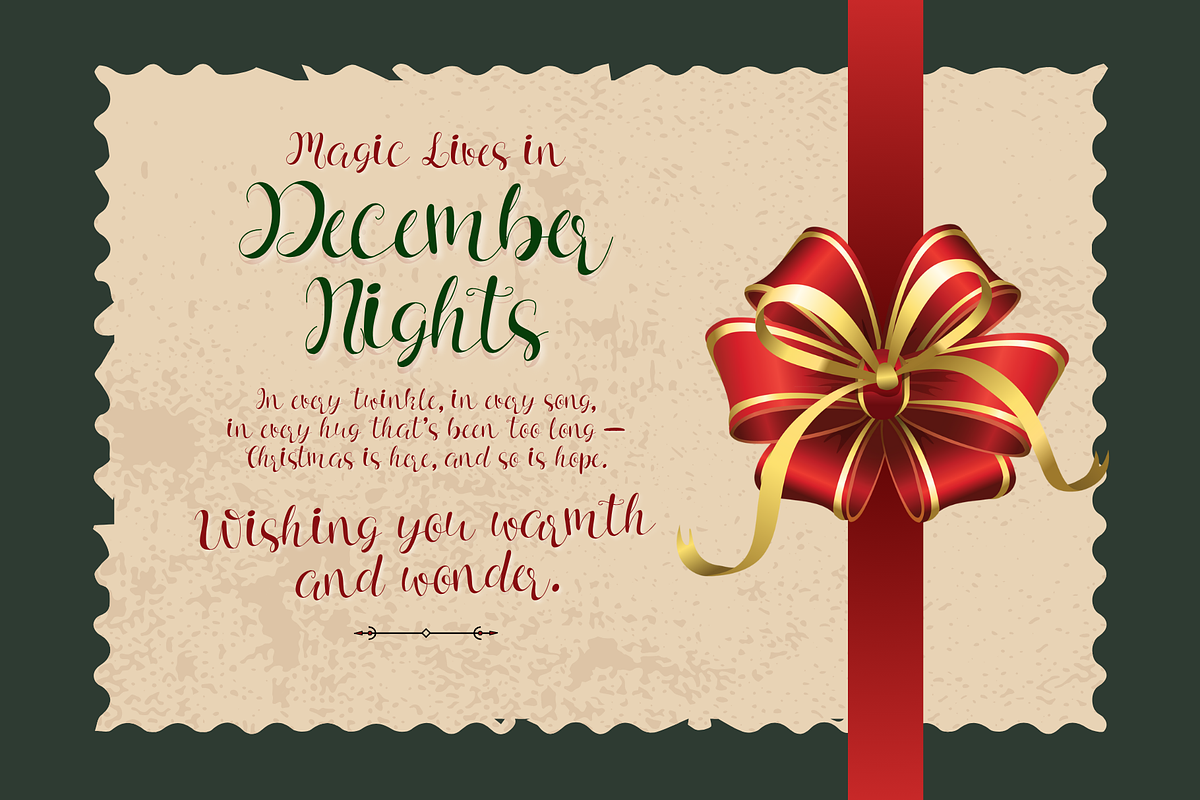 Lovely Christmas is script font, a Script Font by Brown Cupple (Photo 2 of 12)