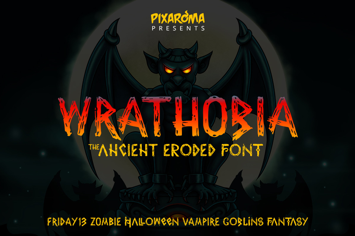 Wrathobia Display Font