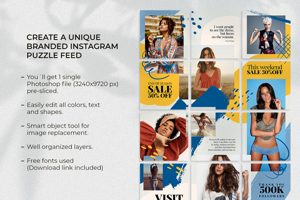 Thumb - Instagram Puzzle Feed, a Social Media Template by Plan B (Photo 2 of 6)