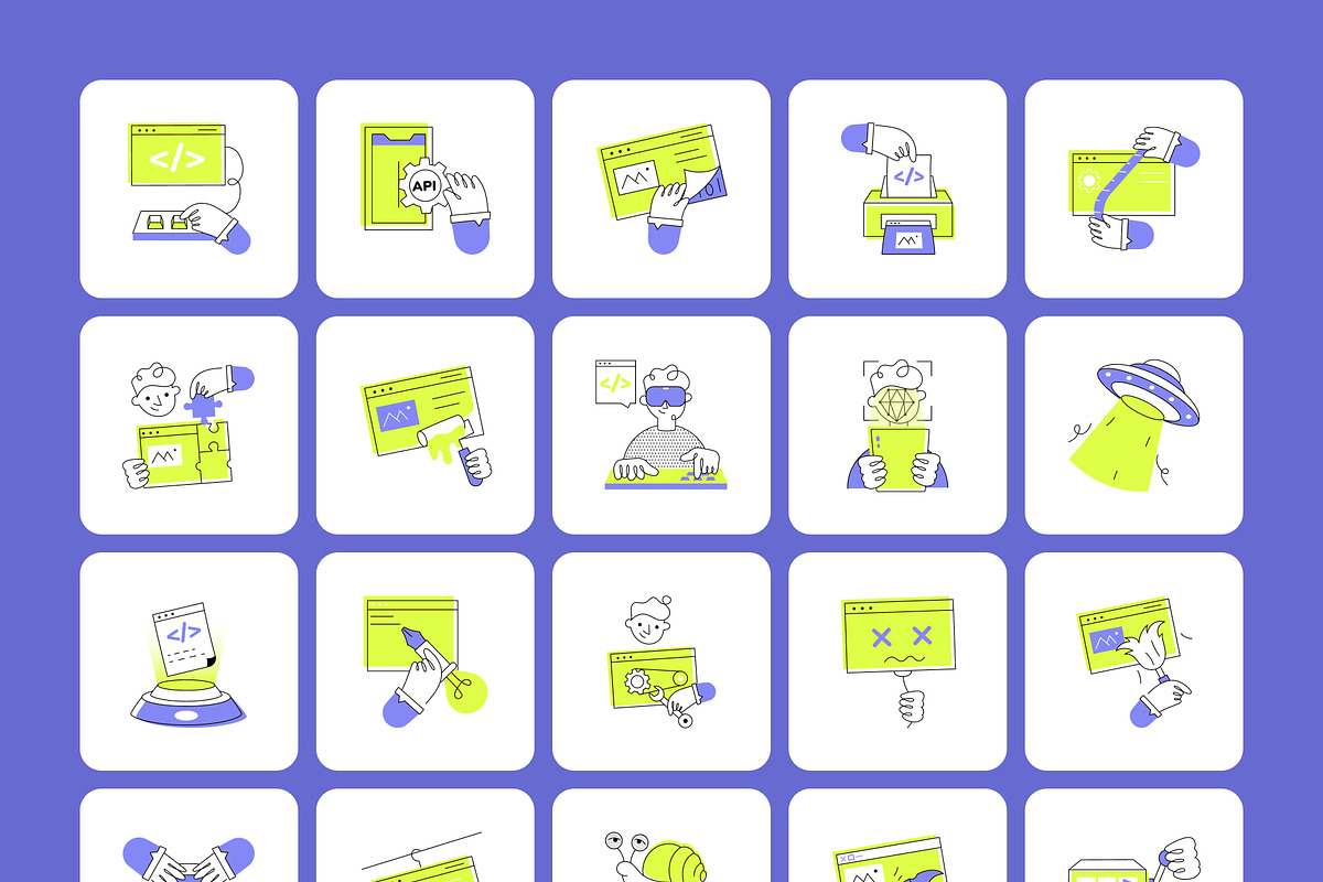 Tech and Engineering Icons Bundle, an Outline Icon by Creative Stall (Photo 8 of 10)