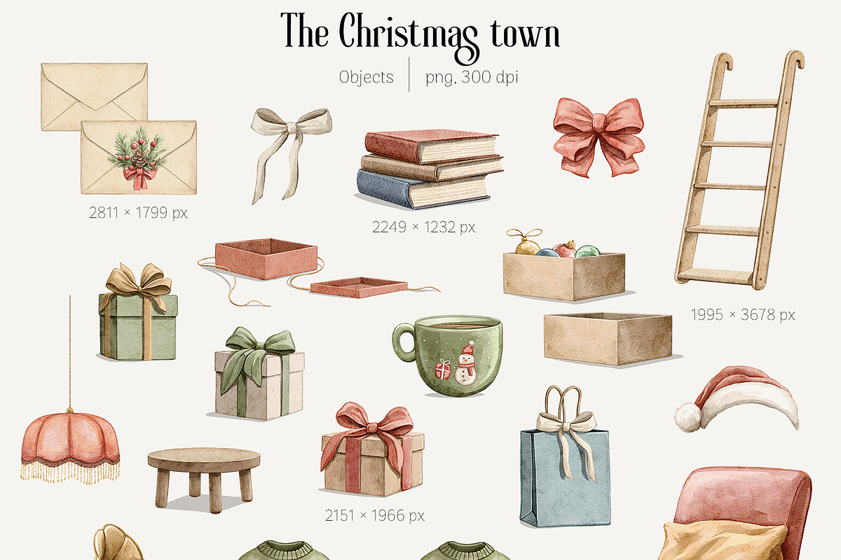 The Christmas town, an Animal Illustration by Mimomy (Photo 5 of 14)