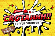 The Crotah Comic Style Font, a Sans Serif Font by alit design (Thumbnail 2 of 16)