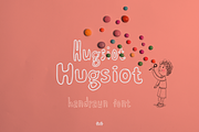 Hugsiot Hand Drawn Font, a Handwritten Font by madeDeduk (Thumbnail 1 of 8)