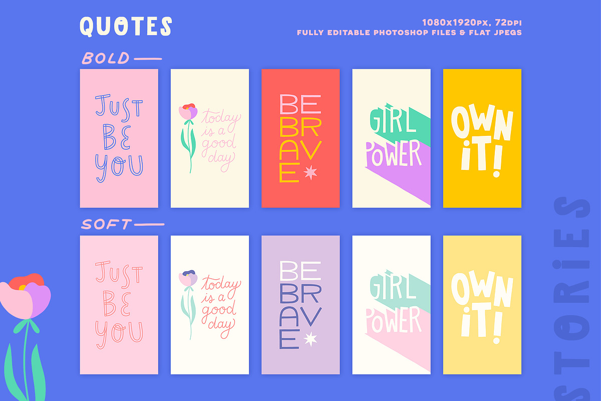 Fun Instagram Templates - Photoshop, a Social Media Template by Carole Chevalier (Photo 12 of 17)