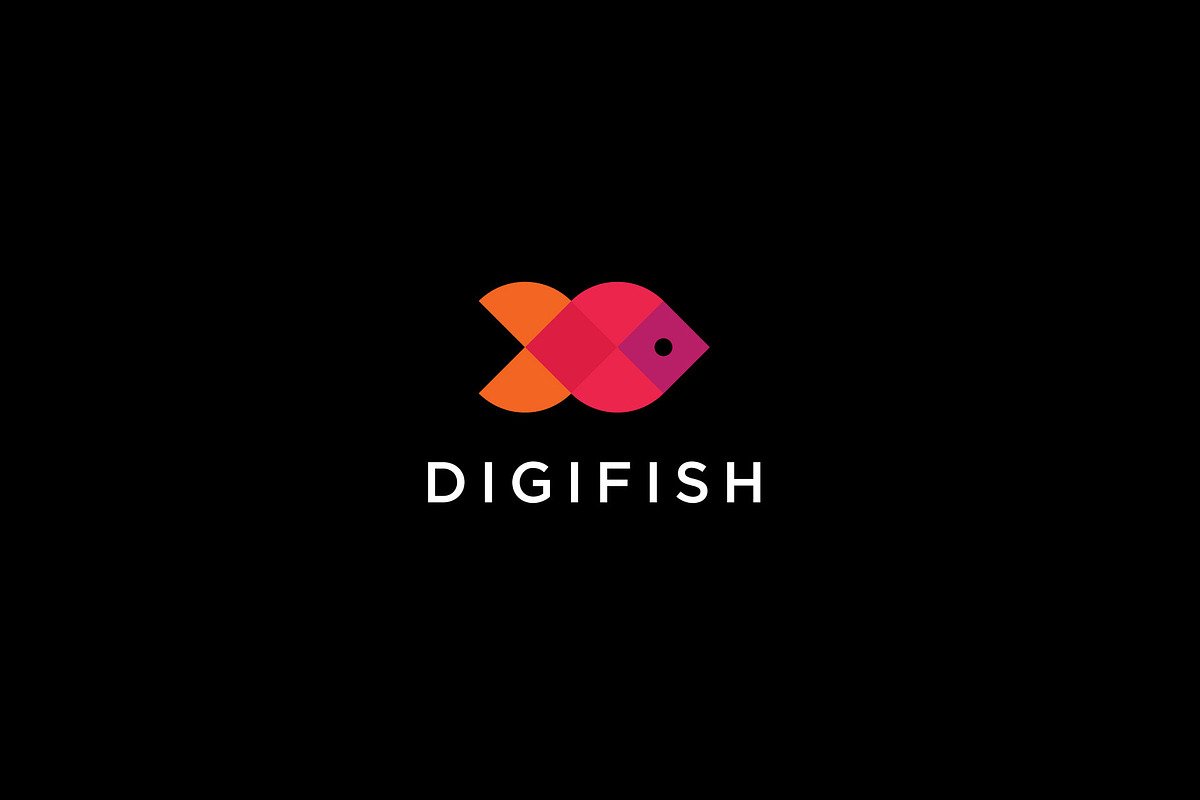Digifish Logo, a Branding & Logo Template by Brahmma (Photo 1 of 2)
