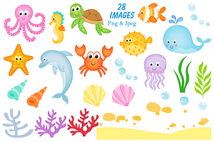 Under The Sea Clipart & Paper