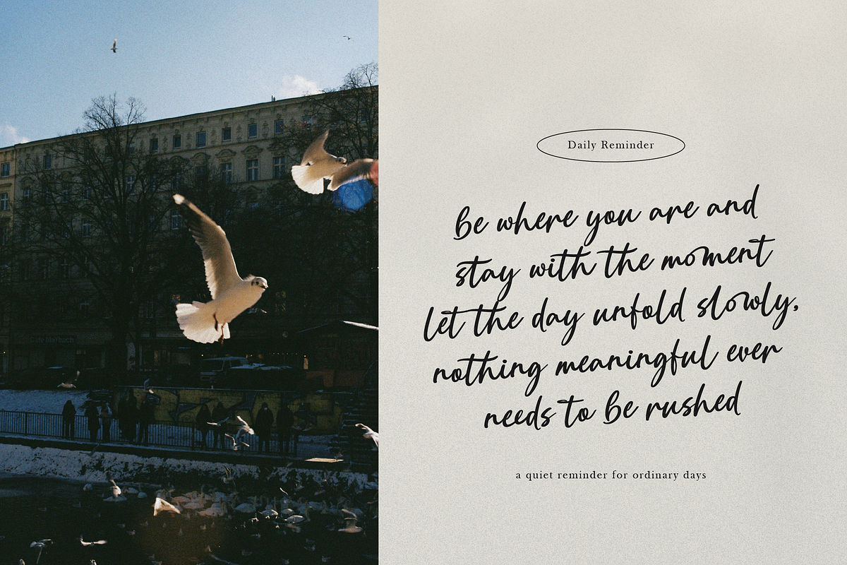 Rouligue Filondra Casual Handwritten, a Script Font by gracetype_studio (Photo 5 of 12)
