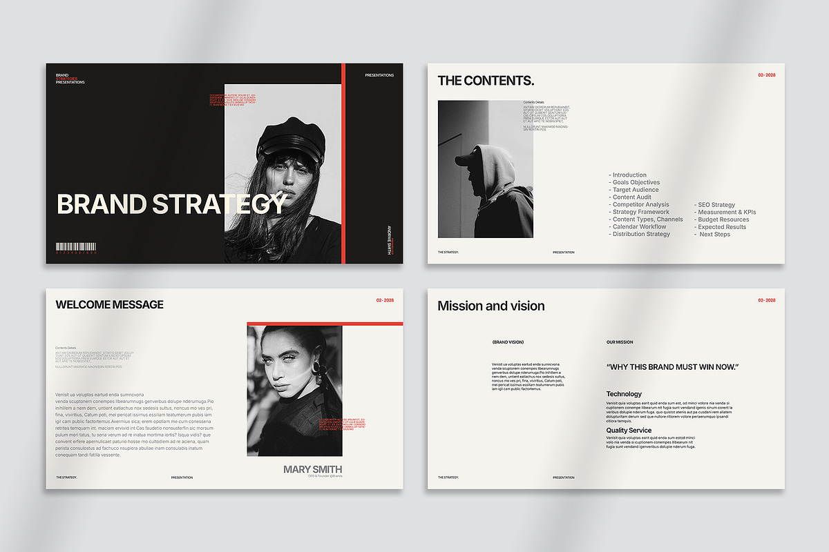 Brand Strategy Presentation Template, a Presentation Template by Oriofix (Photo 6 of 11)