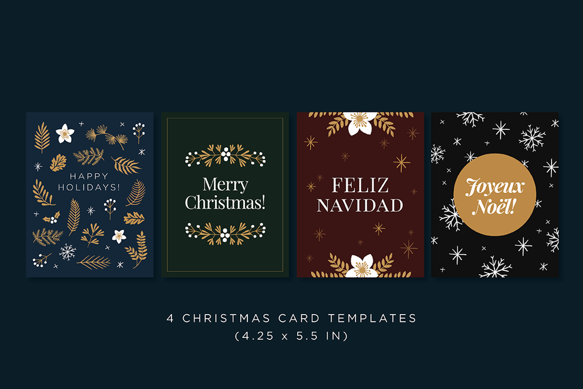 Elegant Christmas Graphic Set, a Pattern Graphic by Rough Edges Supply Co. (Photo 4 of 9)