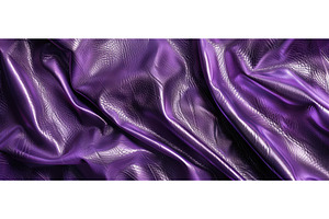 Shiny Crumpled Purple Leather, a Background Photo by piter.goskov
