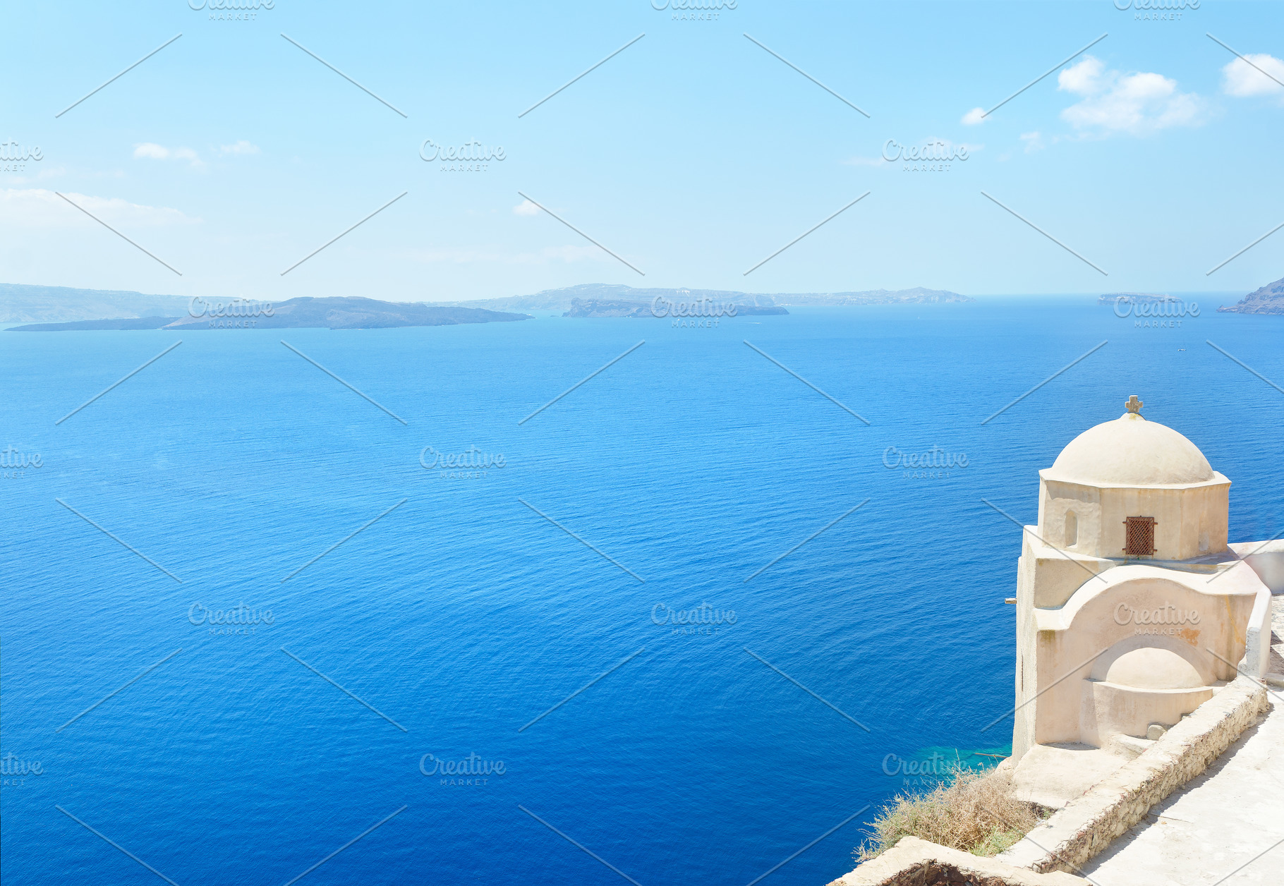 Church Oia island Santorini Greece, a Nature Photo by Lenka_X