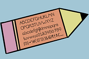 Dumb Diaries Display Typeface, a Blackletter Font by Rachel McBride Creative (Thumbnail 2 of 5)