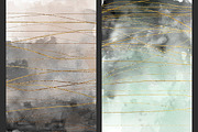Golden Thread Pastel Watercolors, a Texture Graphic by M. by mprintly (Thumbnail 3 of 6)