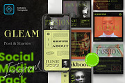GLEAM - New Hype Brand Social Media, a Social Media Template by Dirtytemp Studio (Thumbnail 5 of 5)