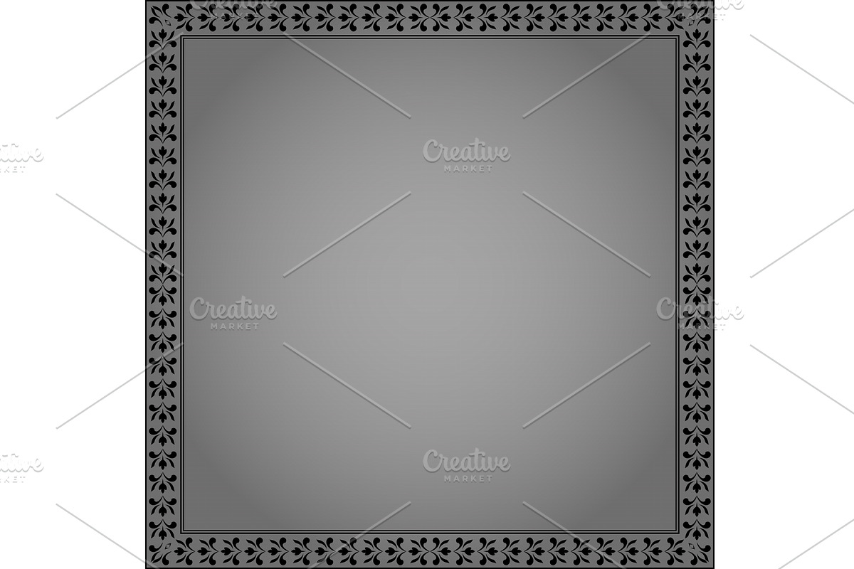 Decorative frame Elegant vector, an Object Illustration by RODINA (Photo 1 of 3)