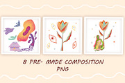 Modern Folk Spring: Symbolic Illustr, an Illustration by FaliushViktoriaArtist (Thumbnail 8 of 9)