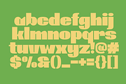 Muach Bold – Retro Display Font, a Sans Serif Font by MaikoHatta (Thumbnail 5 of 7)