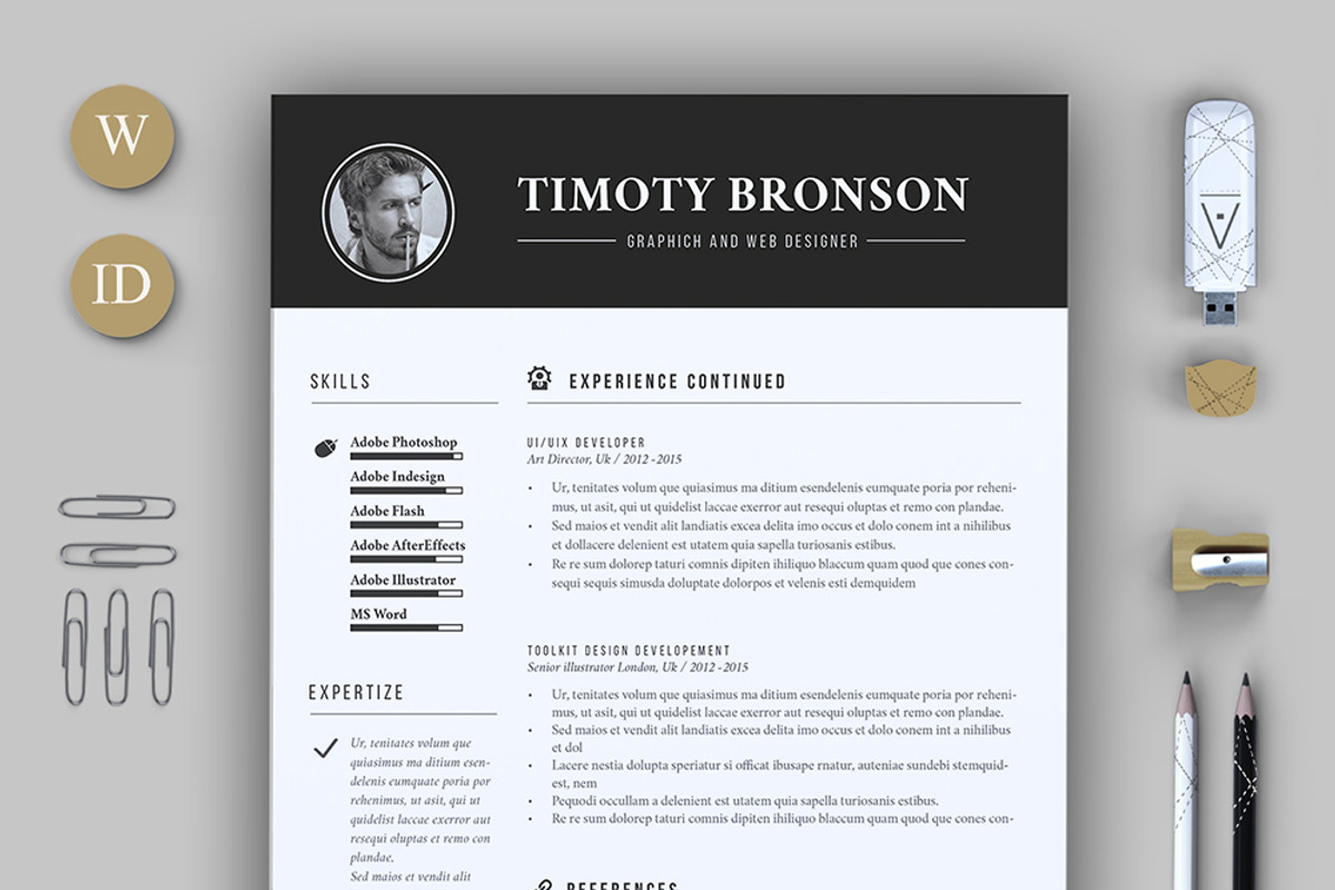 Resume Extended, a Resume Template by Estartshop