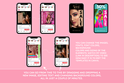 Peach Pink Instagram Templates, a Social Media Template by SunshineStudioBoutique (Thumbnail 10 of 12)