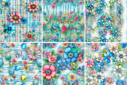 Whimsical Spring Seamless Patterns, a Pattern Graphic by Digital Artistic99 (Thumbnail 4 of 8)