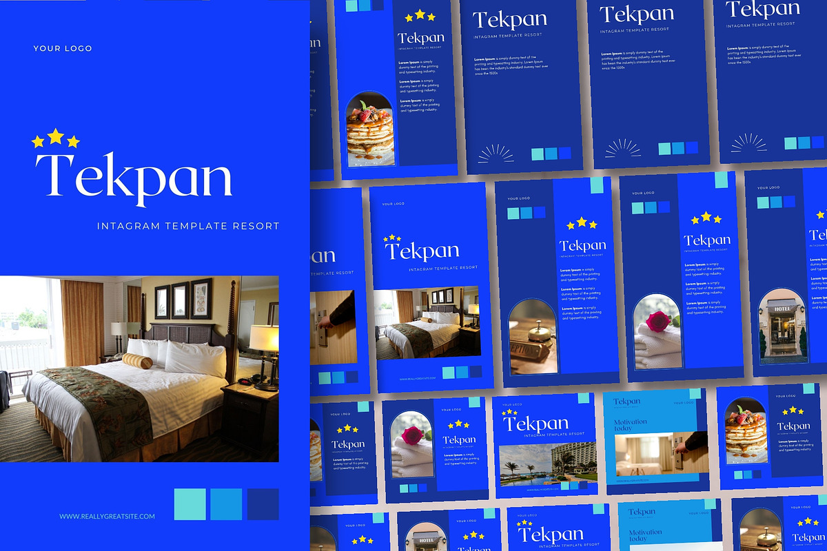 Tekpan  Intagram Template for Canva, a Social Media Template by Aji Gallery (Photo 3 of 6)