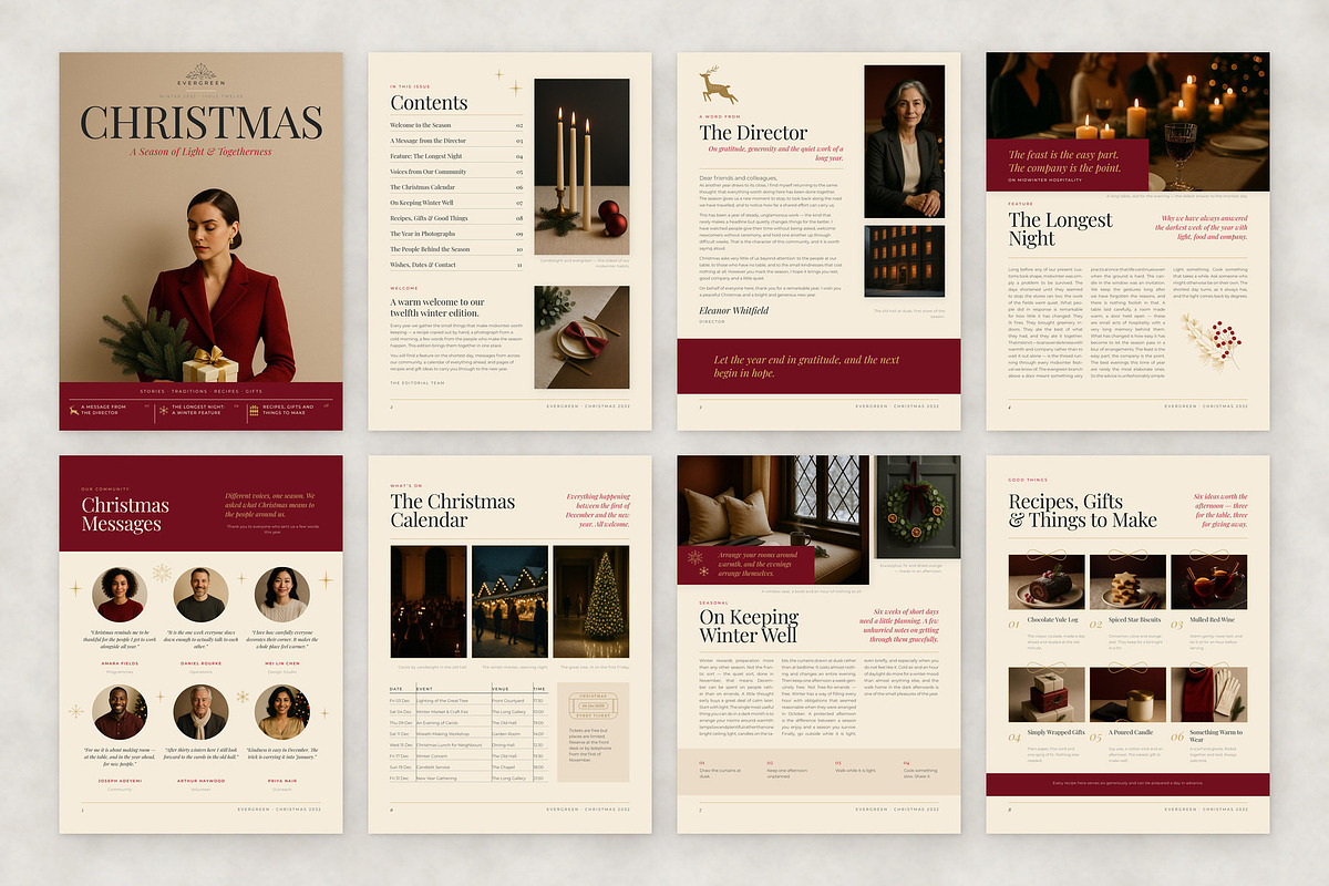 Digital Christmas Magazine Brochure, a Brochure Template by BrandPacks (Photo 2 of 5)