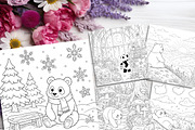79 Panda Coloring Pages Bundle, a Brochure Template by LA Design (Thumbnail 7 of 10)