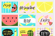 Yey! - Fun Summer Fruits set, an Illustration by Artnis (Thumbnail 4 of 7)