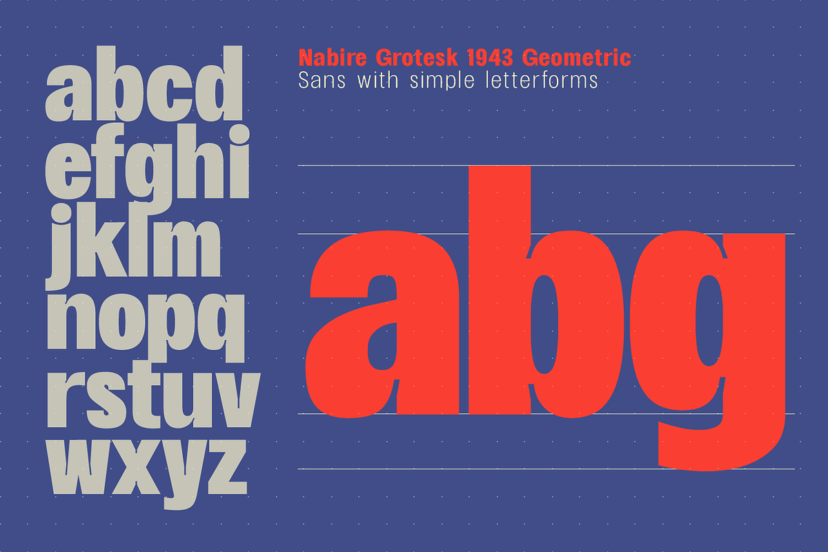 Nabire 1943 Sans Family, a Sans Serif Font by xdCreative (Photo 5 of 13)