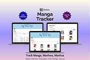 Manga Tracker - Notion, an App Template by Ardent Workshop (Thumbnail 1 of 7)