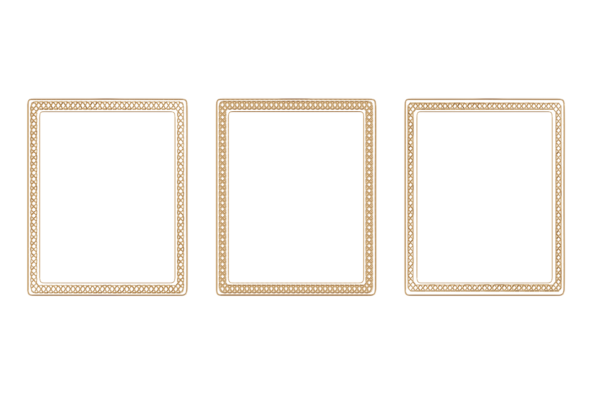 Ornate Gold Frames Clipart Bundle, an Object Graphic by 3PointsCreative (Photo 8 of 9)
