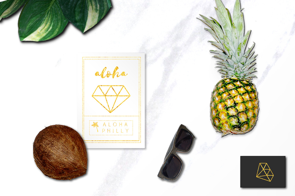 Surf Pineapple Scene Creator, a Product Mockup by Aloha Philly (Photo 3 of 9)