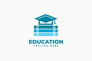 Education Logo Template, a Branding & Logo Template by Zeer Graphic