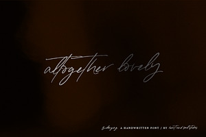 Belonging A Handwritten Font