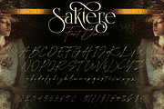 Saktere - Elegant Serif and Script, a Serif Font by Burntilldead (Thumbnail 10 of 12)