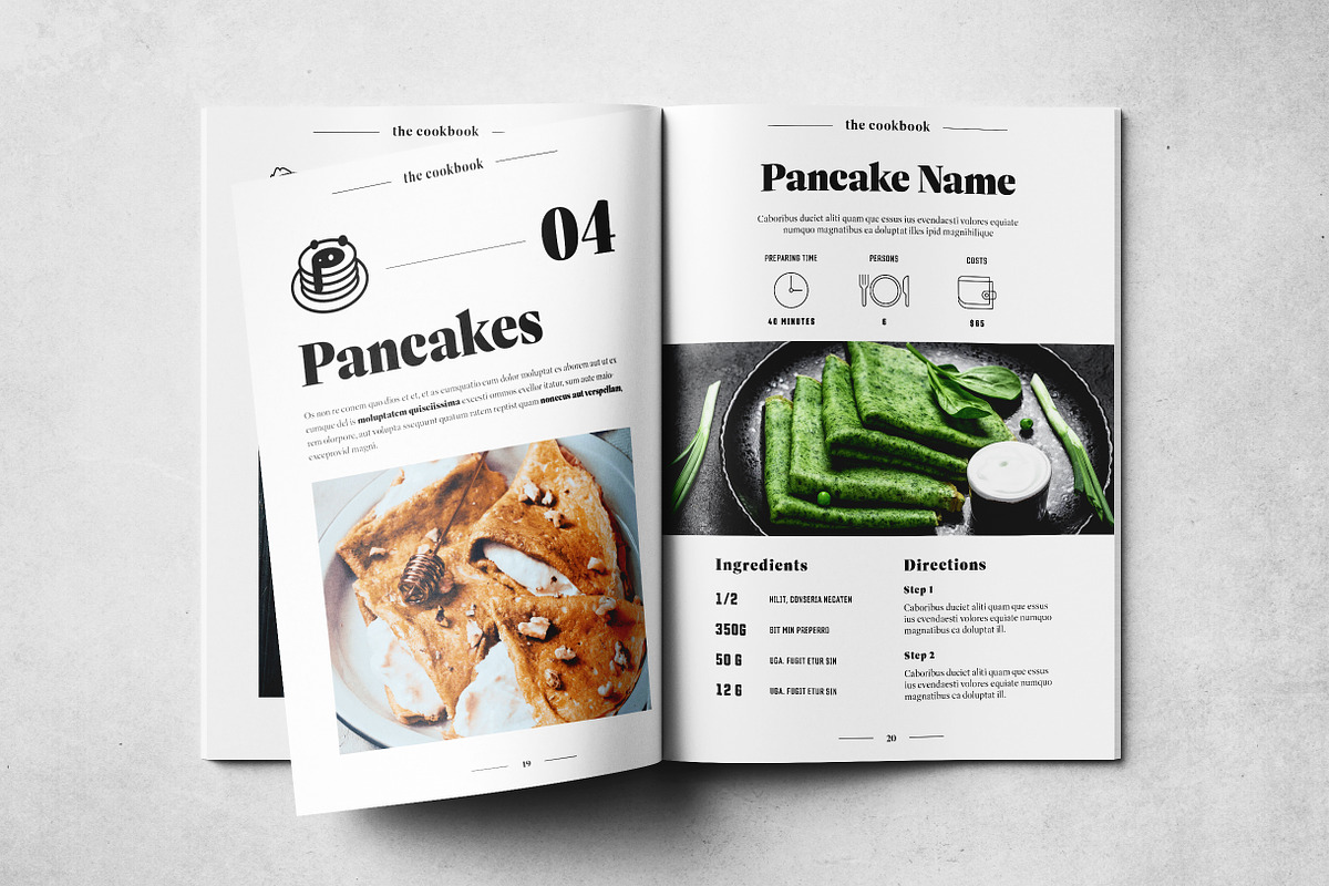 Cookbook Layout