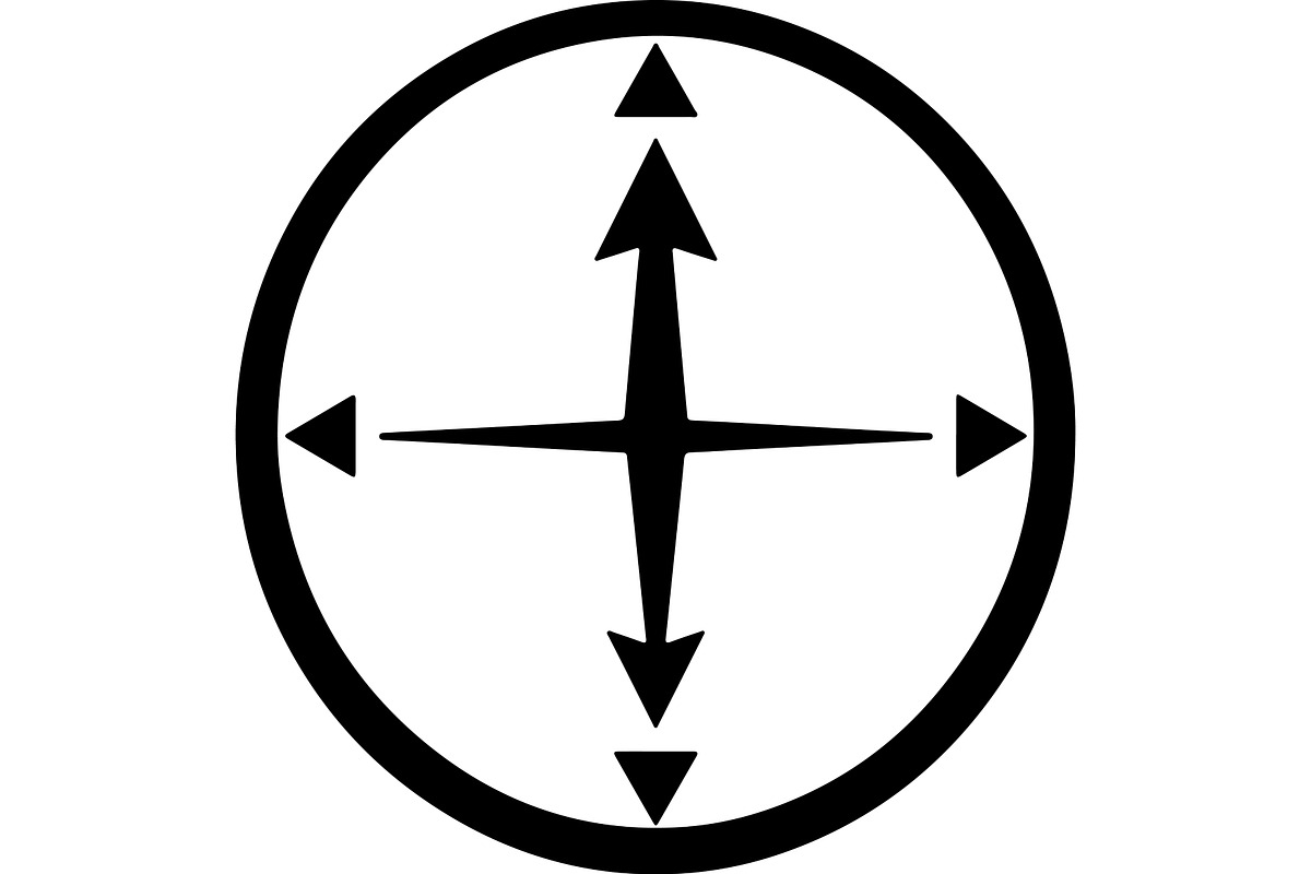Compass & Navigation Vector Icons, a Technology Illustration by abu67222 (Photo 8 of 13)