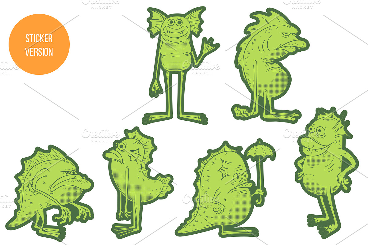 Swamp creatures, an Animal Illustration by CGterminal (Photo 6 of 8)
