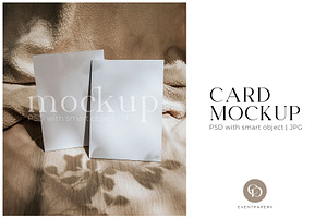 Invitation Card Mockup 5x7