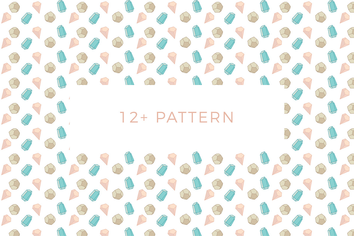 Jewelry Stones Logos and Patterns, a Branding & Logo Template by Design Crafts (Photo 8 of 11)