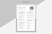 OLIVIA Resume & Cover Letter, a Resume Template by Typography Prime (Thumbnail 2 of 4)