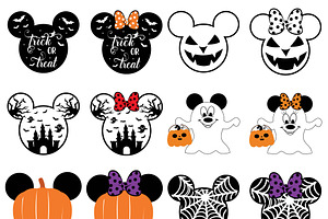 Disney Halloween, Mickey Mouse Svg