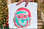 Brushstroke Santa Sublimation Bundle, an Illustration by Craft Nest (Thumbnail 3 of 6)