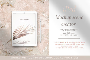 iPad mockup creator+ BONUS