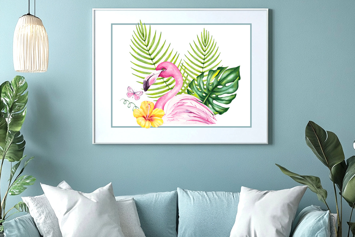 Tropical Breeze Clipart & Patterns, a Seasonal Illustration by SashaKondr (Photo 4 of 13)
