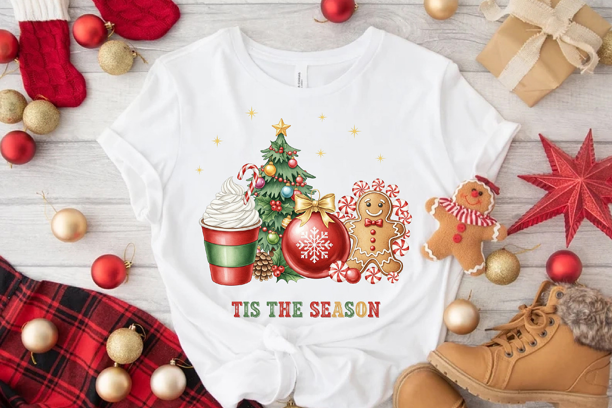 Tis the Season Christmas PNG, an Illustration by DreamArtGraphic (Photo 3 of 5)