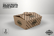 Salad Food Box v2 Packaging Mockup, a Product Mockup by INCDesign (Thumbnail 2 of 7)